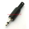 Connettore Jack 3,5mm Maschio, Mono, pcaudio QPM010, Colore Nero, Materiale PVC.